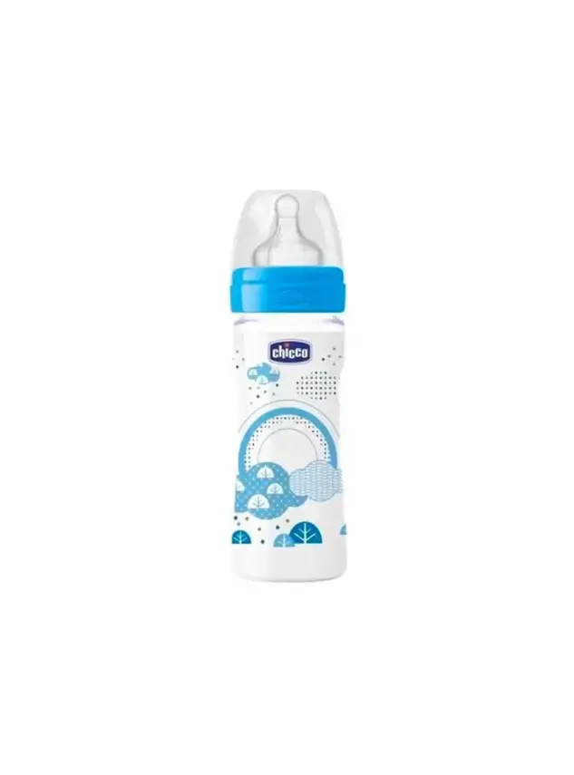 Chicco Silikon Emzikli Akış Ayarlı PP Biberon 250 ml - 2 Ay+ - 1