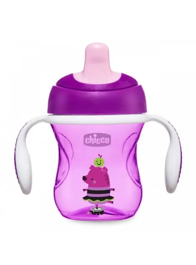 Chicco Training Cup Yumuşak Uçlu Bardak 6 Ay - 1