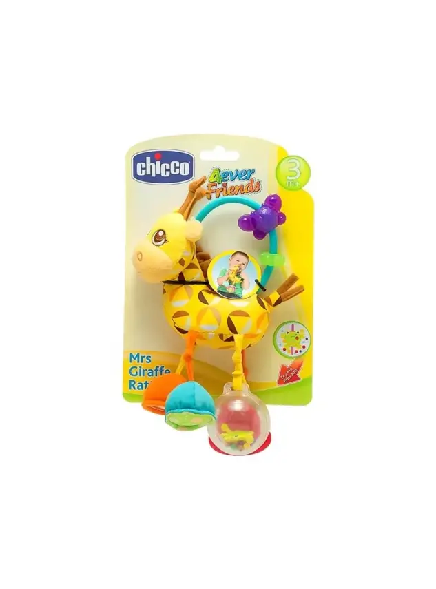 Chicco Yumuşak Dokulu Renkli Zürafa 3m+ - 1