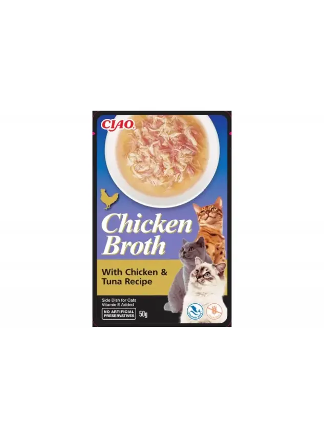 Chicken Broth Tavuk Sulu ve Ton Balıklı Kedi Çorbası 50 gr - 1