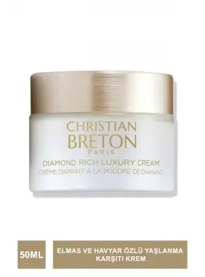 Christian Breton Dıamond Rich Pure Luxury Elmas ve Havyar Özlü Yüz Kremi 50 ml - Christian Breton