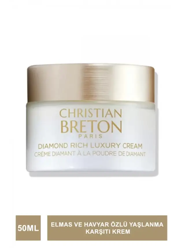 Christian Breton Dıamond Rich Pure Luxury Elmas ve Havyar Özlü Yüz Kremi 50 ml - 1