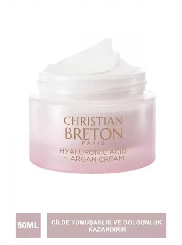 Christian Breton Hyaluronic Acid + Argan Cream Hyalüronik Asit + Argan Yüz Kremi 50 ml - 1