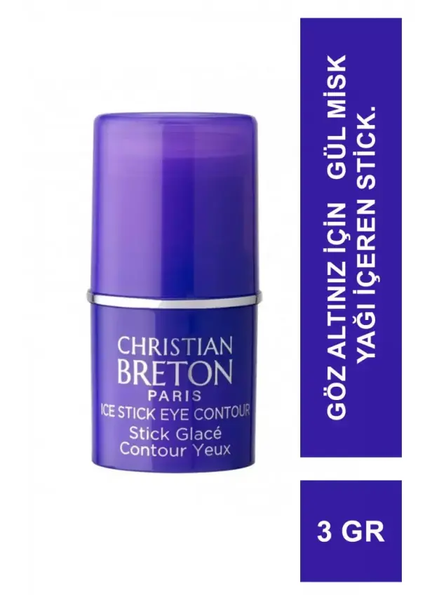Christian Breton Stick Glace Contour Yeux Göz Altı İçin Stick 3 gr - 1