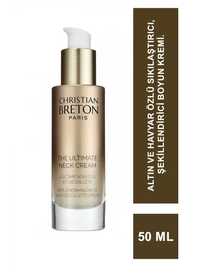 Christian Breton The Ultimate Neck Cream Altın ve Havyar Özlü Boyun Kremi 50 ml - 1