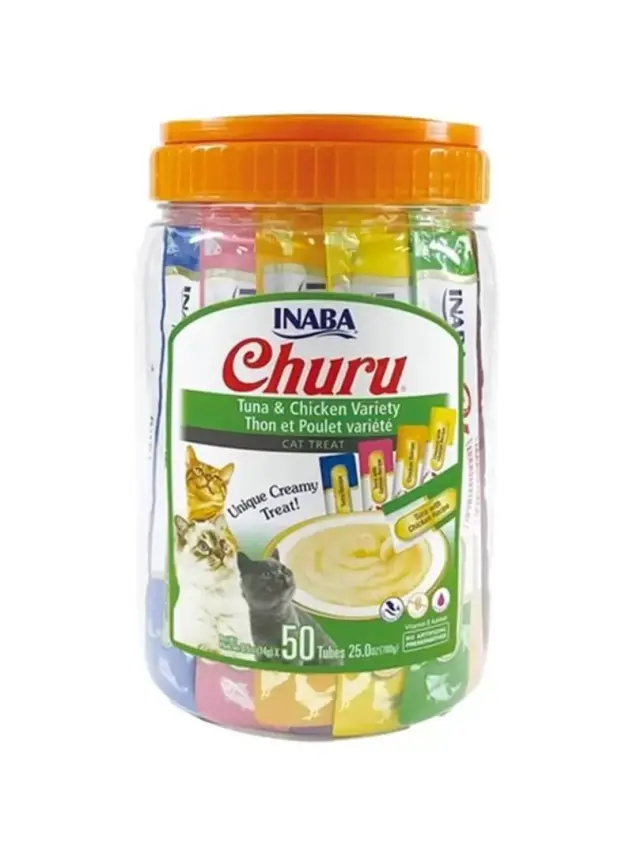 Churu Cream Tuna ve Tavuklu Kedi Ödül Kreması 50 x 14 Gr - 1