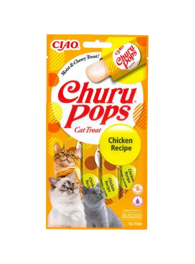 Churu Pops Tavuklu Kedi Ödül Kreması 4x15 GR. - 1