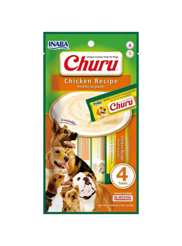Churu Tavuklu Tamamlayacı Köpek Ödül Maması 4 x 14 Gr - 1