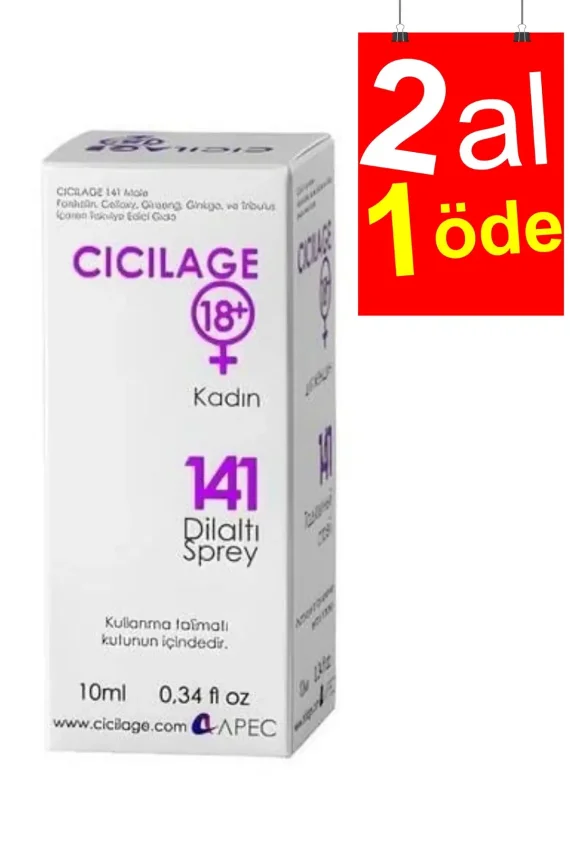 Cicilage Women 141 Dilaltı Spreyi 10 ml - 2AL1ÖDE - 1