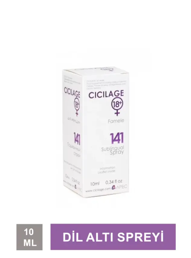 Cicilage Women 141 Dilaltı Spreyi 10 ml - 2