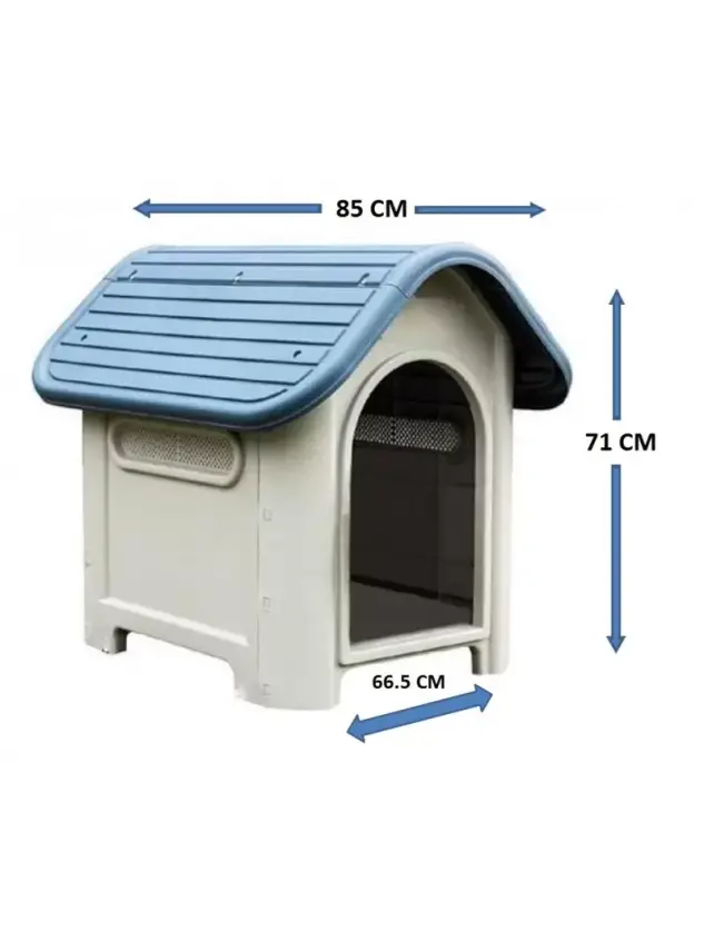 Çınar Kedi Köpek Kulübesi Kaliteli Plastik -Kapısız- - 1