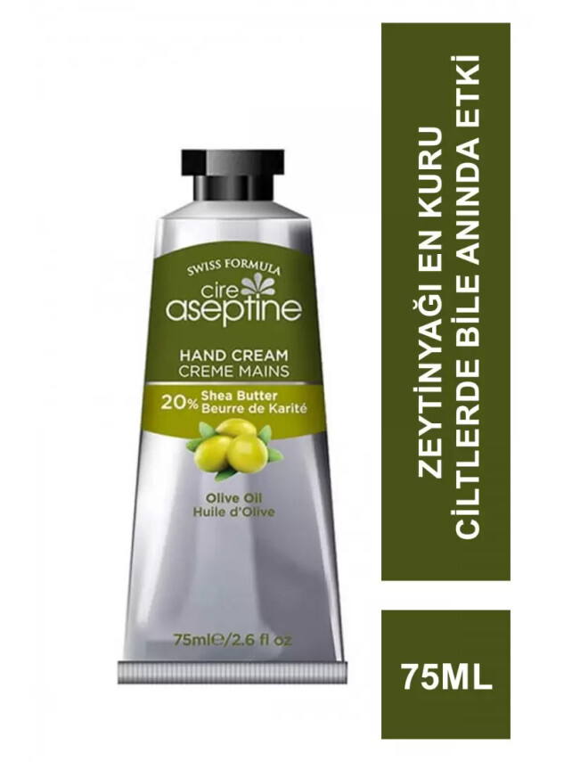 Cire Aseptine %20 Shea Butter El Kremi Zeytinyağı 75 ml - Cire Aseptine
