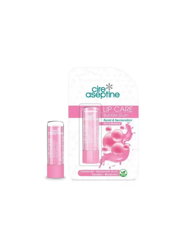 Cire Aseptine Bubble Gum Renkli Nemlendirici Dudak Bakım Kremi 4,5gr - 1