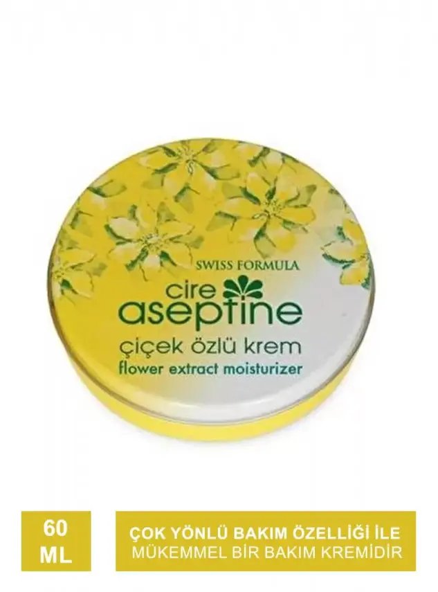 Cire Aseptine Çiçek Özlü Krem Teneke 60ml - 2