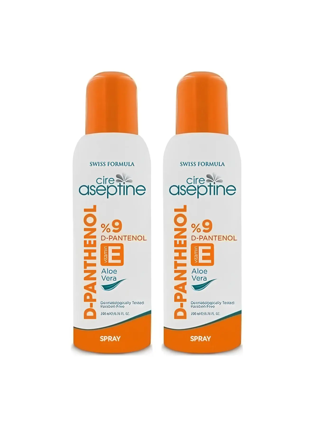Cire Aseptine D-Panthenol Sprey 200 ml x 2 Adet - 1