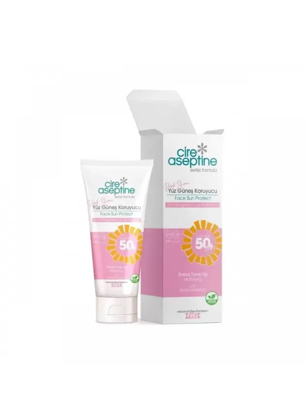 Cire Aseptine Güneş Koruyucu Yüz Ton Dengeleyici SPF 50+ 50ml - Pink Shine - 1
