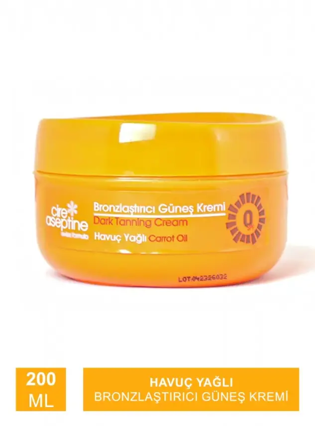 Cire Aseptine Havuç Yağlı Bronzlaştırıcı Güneş Kremi 200 ml - 3