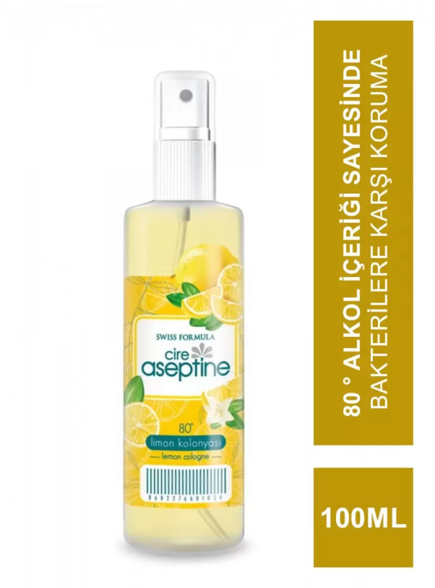 Cire Aseptine Limon Kolonyası Sprey 100 ml - Cire Aseptine