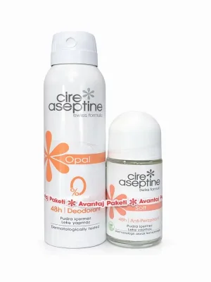 Cire Aseptine Opal Deodorant 150ml + Soft Roll-on - Cire Aseptine