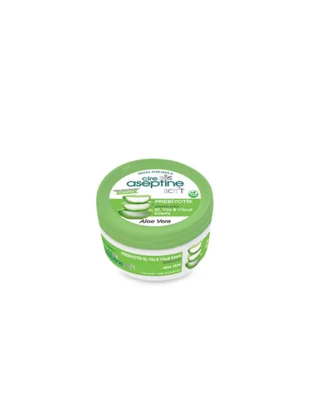 Cire Aseptine Soft Aloe Vera Özlü Rahatlatıcı Besleyici Prebiyotikli Krem 30 ml - 2