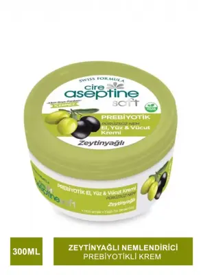 Cire Aseptine Soft Zeytinyağlı Nemlendirici Pürüzsüzleştirici Prebiyotikli Krem 300 ml - Cire Aseptine
