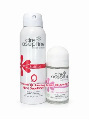 Cire Aseptine Spinel Deodorant 150ml+ Flower Roll-on - Cire Aseptine