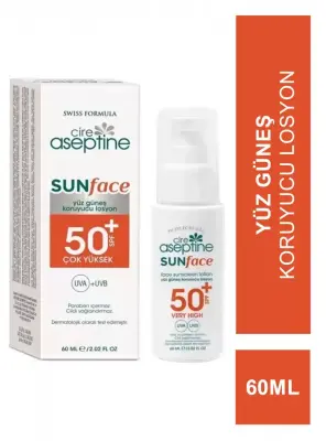 Cire Aseptine Sun Spf 50 Yüz Güneş Koruyucu Losyon 60 Ml - 1