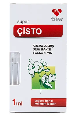 Çisto Kalınlaşmış Deri Bakım Solüsyonu 1 ml - Diğer Bakım Ürünleri