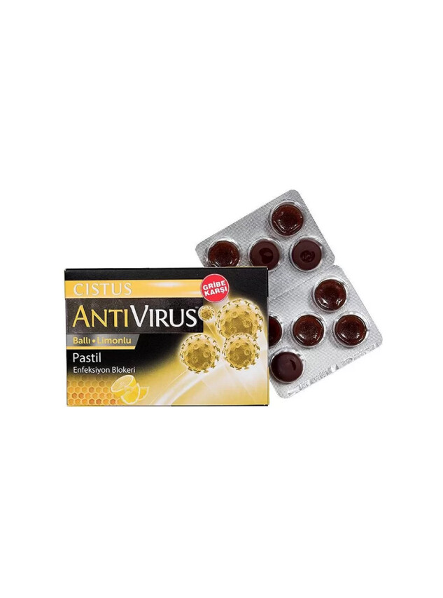 Cistus Antivirus Ballı Limonlu Pastil 10 Adet - Cistus