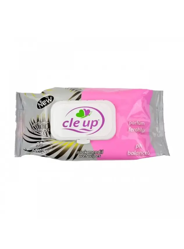 Cle Up Parfüm Ferahlığı Islak Mendil 90'lı - 1