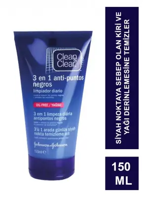 Clean & Clear 3´ü 1 Arada Temizleme Jeli 150 ml - Clean&Clear