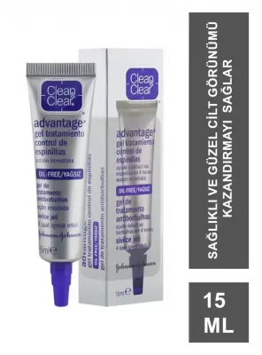 Clean & Clear Akne Sorunlarında Yardımcı Jel 15 ml - 1