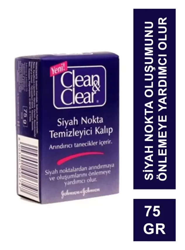 Clean & Clear Siyah Nokta Temizleyici Kalıp Sabun 75 gr - 1