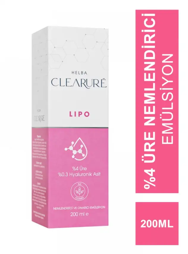 Clearure Lipo %4 Üre Nemlendirici Emülsiyon 200 ml - 1