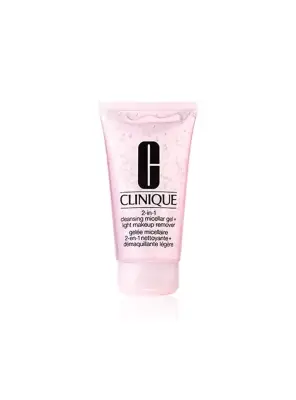 Clinique 2 in 1 Cleansing Micellar Gel Light Makeup Remover 150 ml - 