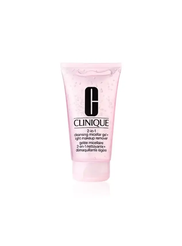 Clinique 2 in 1 Cleansing Micellar Gel Light Makeup Remover 150 ml - 1