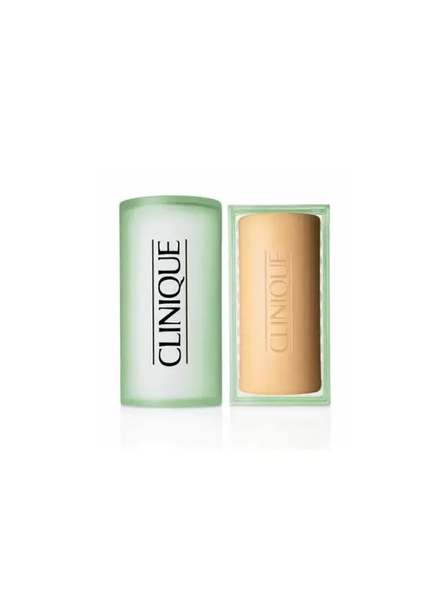 Clinique Facial Soap Oily Skin Formula With Soap Dish 100 gr Yağlı Ciltler İçin Temizleyici Sabun - 1