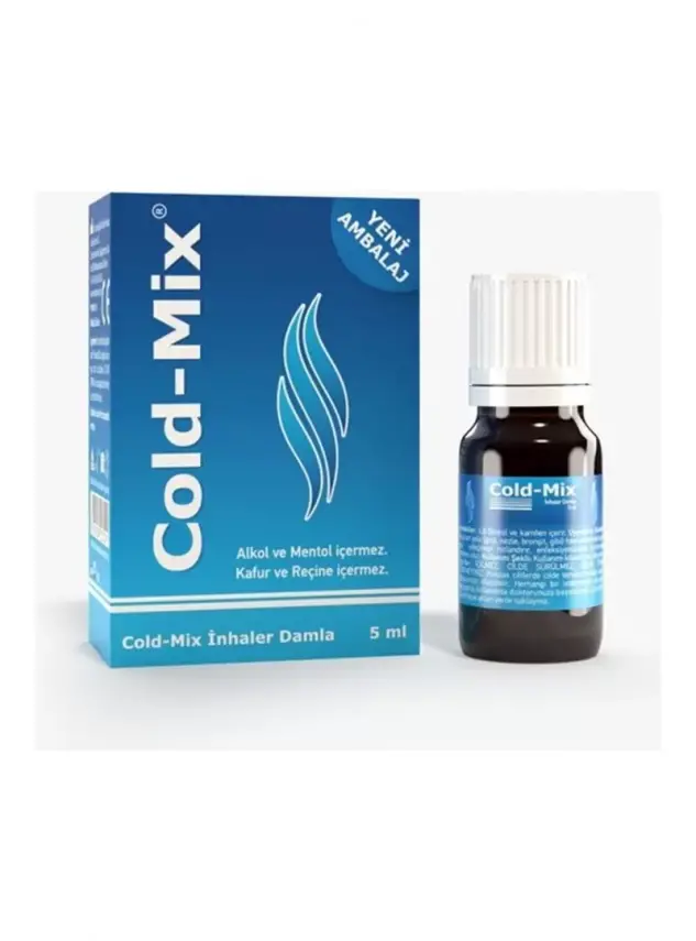 Cold Mix İnhaler Damla Mavi 5 ml - 1