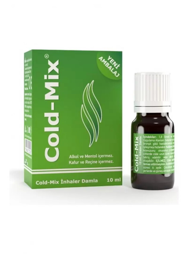 Cold Mix İnhaler Damla Yeşil 10 ml - Cold Mix