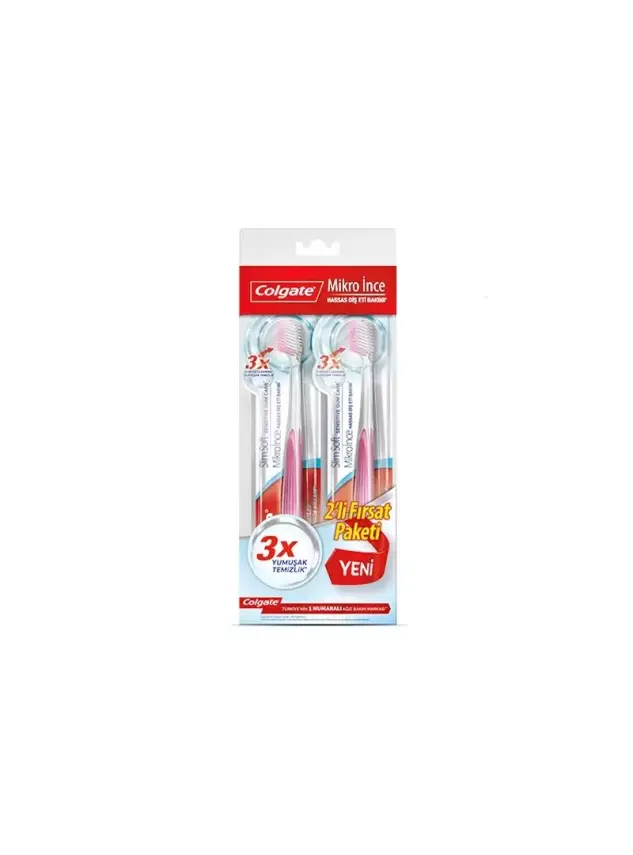 Colgate Diş Fırçası Mikro İnce Hassas Diş Eti Bakımı 1+1 - 1
