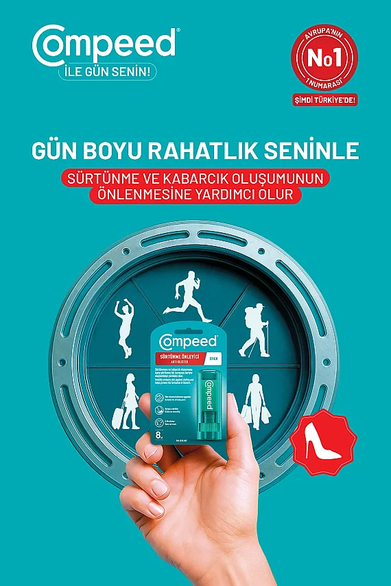 Compeed Sürtünme Önleyici Stick 8 ml - 5
