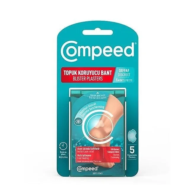 Compeed Topuk Koruyucu Bant Şeffaf 5li - 1