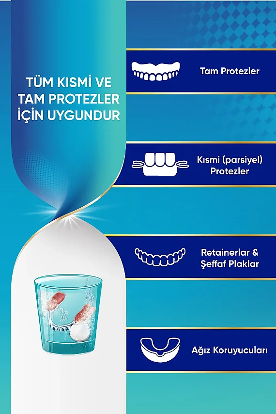 Corega Diş Protezi Temizleyici 30 Tablet - 5
