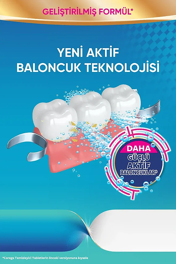 Corega Diş Protezi Temizleyici 30 Tablet - 3