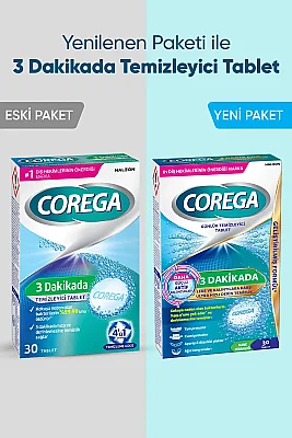 Corega Diş Protezi Temizleyici 30 Tablet - 2