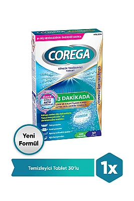 Corega Diş Protezi Temizleyici 30 Tablet - Corega