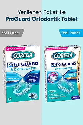 Corega Proguard Ortodontik Günlük Diş Protezi Temizleyici 30 Tablet - 2