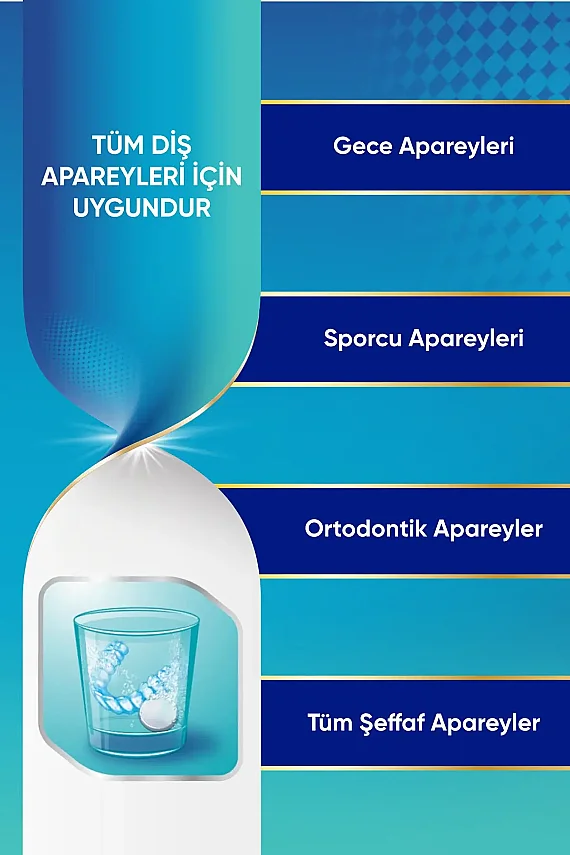 Corega Proguard Ortodontik Günlük Diş Protezi Temizleyici 30 Tablet - 5