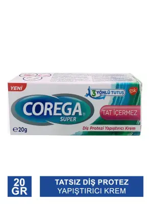 Corega Super Tat İçermez Diş Protezi Yapıştırıcı Krem - 2
