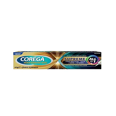 Corega Supreme Yapıştırıcı Krem 40 gr - Corega